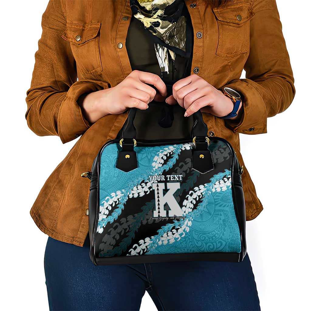 Personalized Kapolei Hawaii High School Shoulder Handbag Puakenikeni Lei Hawaiian Pattern - Polynesian Pride