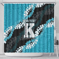 Personalized Kapolei Hawaii High School Shower Curtain Puakenikeni Lei Hawaiian Pattern - Polynesian Pride