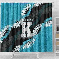 Personalized Kapolei Hawaii High School Shower Curtain Puakenikeni Lei Hawaiian Pattern - Polynesian Pride