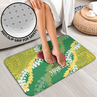 Personalized Leilehua Hawaii High School Bathroom Set Puakenikeni Lei Hawaiian Pattern - Polynesian Pride
