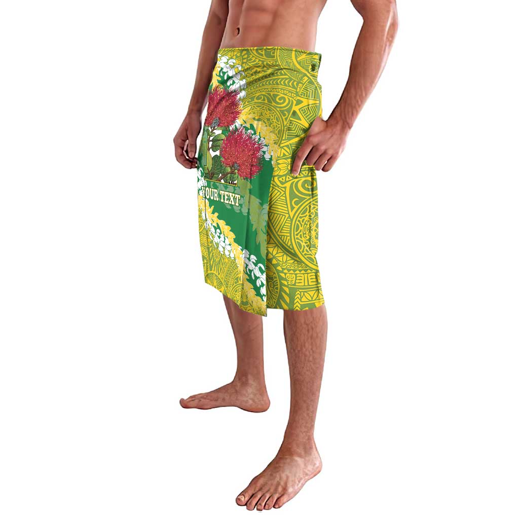 Personalized Leilehua Hawaii High School Lavalava Puakenikeni Lei Hawaiian Pattern - Polynesian Pride