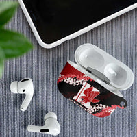 Personalized Kalani Hawaii High School AirPods Case Puakenikeni Lei Hawaiian Pattern - Polynesian Pride