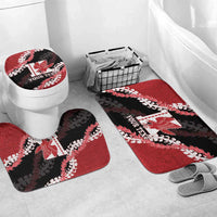 Personalized Kalani Hawaii High School Bathroom Set Puakenikeni Lei Hawaiian Pattern - Polynesian Pride