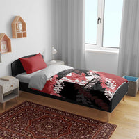 Personalized Kalani Hawaii High School Bedding Set Puakenikeni Lei Hawaiian Pattern - Polynesian Pride