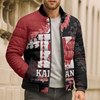 Personalized Kalani Hawaii High School Bomber Puffer Jacket Puakenikeni Lei Hawaiian Pattern - Polynesian Pride