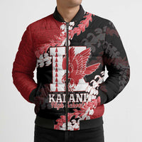 Personalized Kalani Hawaii High School Bomber Puffer Jacket Puakenikeni Lei Hawaiian Pattern - Polynesian Pride
