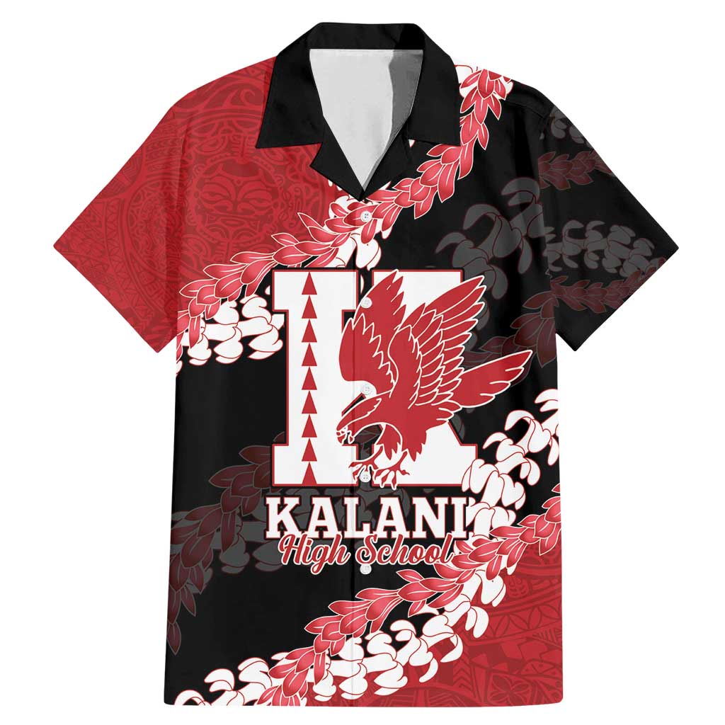 Personalized Kalani Hawaii High School Family Matching Mermaid Dress and Hawaiian Shirt Puakenikeni Lei Hawaiian Pattern - Polynesian Pride