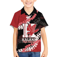 Personalized Kalani Hawaii High School Family Matching Off The Shoulder Long Sleeve Dress and Hawaiian Shirt Puakenikeni Lei Hawaiian Pattern - Polynesian Pride