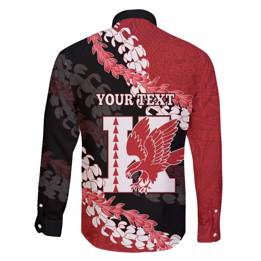 Personalized Kalani Hawaii High School Family Matching Summer Maxi Dress and Hawaiian Shirt Puakenikeni Lei Hawaiian Pattern - Polynesian Pride