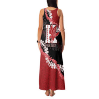 Personalized Kalani Hawaii High School Family Matching Tank Maxi Dress and Hawaiian Shirt Puakenikeni Lei Hawaiian Pattern - Polynesian Pride