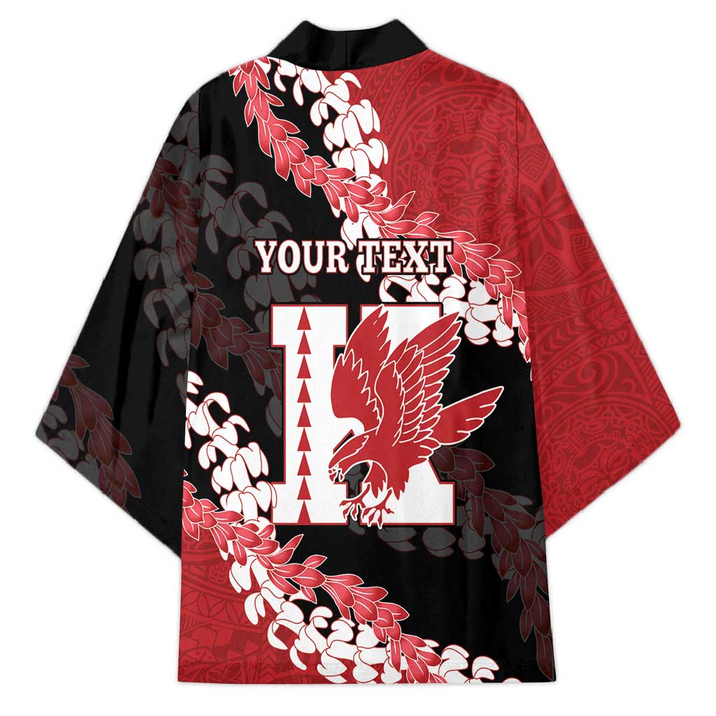 Personalized Kalani Hawaii High School Kimono Puakenikeni Lei Hawaiian Pattern - Polynesian Pride