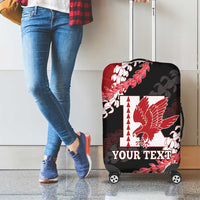 Personalized Kalani Hawaii High School Luggage Cover Puakenikeni Lei Hawaiian Pattern - Polynesian Pride