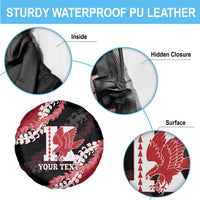 Personalized Kalani Hawaii High School Spare Tire Cover Puakenikeni Lei Hawaiian Pattern - Polynesian Pride