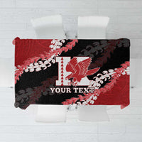 Personalized Kalani Hawaii High School Tablecloth Puakenikeni Lei Hawaiian Pattern - Polynesian Pride