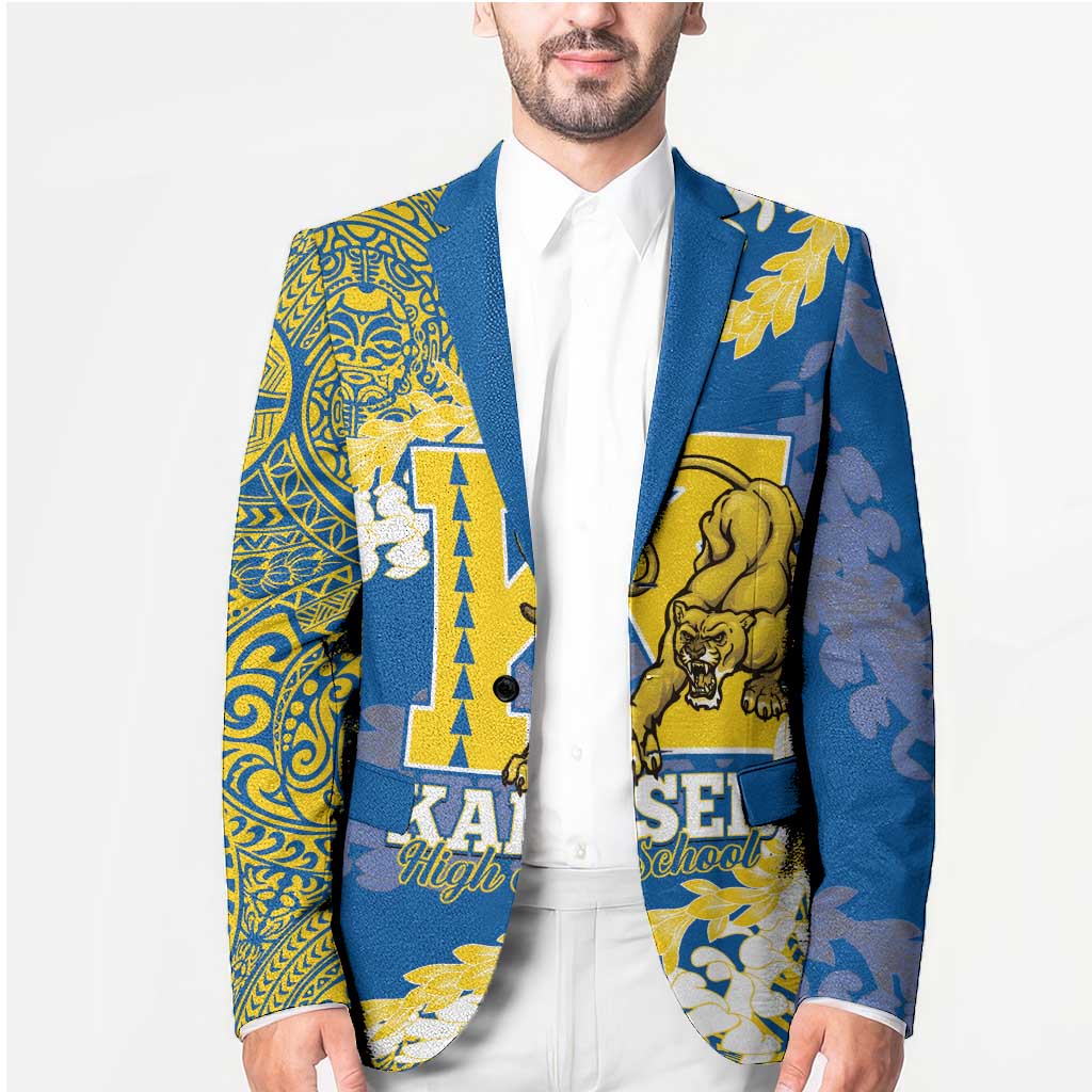 Personalized Kaiser Hawaii High School Blazer Puakenikeni Lei Hawaiian Pattern - Polynesian Pride