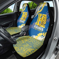 Kaiser Hawaii High School Car Seat Cover Puakenikeni Lei Hawaiian Pattern - Polynesian Pride