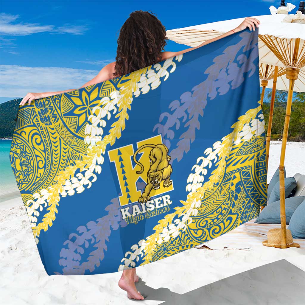 Kaiser Hawaii High School Sarong Puakenikeni Lei Hawaiian Pattern - Polynesian Pride