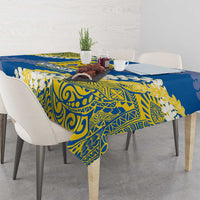 Kaiser Hawaii High School Tablecloth Puakenikeni Lei Hawaiian Pattern - Polynesian Pride