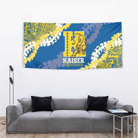 Kaiser Hawaii High School Tapestry Puakenikeni Lei Hawaiian Pattern - Polynesian Pride