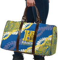 Kaiser Hawaii High School Travel Bag Puakenikeni Lei Hawaiian Pattern - Polynesian Pride