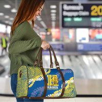 Kaiser Hawaii High School Travel Bag Puakenikeni Lei Hawaiian Pattern - Polynesian Pride