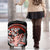 Red Polynesian Luggage Cover Hammerhead Shark Tattoo Royal Plumeria Gradient Vibes LT14 - Polynesian Pride