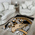 Gold Polynesian Hammerhead Shark Tattoo Area Rug Royal Plumeria Gradient Vibes LT14 - Polynesian Pride