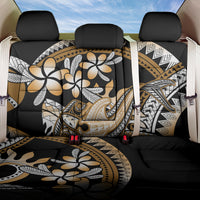 Gold Polynesian Hammerhead Shark Tattoo Back Car Seat Cover Royal Plumeria Gradient Vibes LT14 One Size Gold - Polynesian Pride