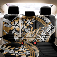 Gold Polynesian Hammerhead Shark Tattoo Back Car Seat Cover Royal Plumeria Gradient Vibes LT14 - Polynesian Pride