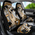 Gold Polynesian Hammerhead Shark Tattoo Car Seat Cover Royal Plumeria Gradient Vibes LT14 - Polynesian Pride