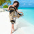 Gold Polynesian Hammerhead Shark Tattoo Sarong Royal Plumeria Gradient Vibes LT14 - Polynesian Pride