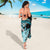 Turquoise Polynesian Hammerhead Shark Tattoo Sarong Royal Plumeria Gradient Vibes LT14 - Polynesian Pride