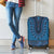 Blue African Dashiki With Fijian Tapa Pattern Luggage Cover