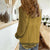 Gold African Dashiki With Fijian Tapa Pattern Women Casual Shirt