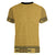 Gold African Dashiki With Fijian Tapa Pattern Women V-Neck T-Shirt