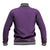 Purple African Dashiki With Fijian Tapa Pattern Baseball Jacket