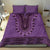 Purple African Dashiki With Fijian Tapa Pattern Bedding Set