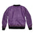 Purple African Dashiki With Fijian Tapa Pattern Bomber Jacket