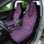 Purple African Dashiki With Fijian Tapa Pattern Car Seat Cover