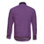 Purple African Dashiki With Fijian Tapa Pattern Long Sleeve Button Shirt