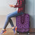 Purple African Dashiki With Fijian Tapa Pattern Luggage Cover