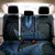 Blue African Dashiki With Aotearoa Maori Back Car Seat Cover Paua Shell Mix Silver Fern LT14