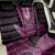 Pink African Dashiki With Aotearoa Maori Back Car Seat Cover Paua Shell Mix Silver Fern LT14