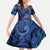 New Zealand Stewart Island Family Matching Mermaid Dress and Hawaiian Shirt Rakiura Kiwi Maori Glowing Sky