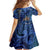 New Zealand Stewart Island Family Matching Mermaid Dress and Hawaiian Shirt Rakiura Kiwi Maori Glowing Sky