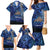 New Zealand Stewart Island Family Matching Mermaid Dress and Hawaiian Shirt Rakiura Kiwi Maori Glowing Sky