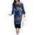 New Zealand Stewart Island Family Matching Off The Shoulder Long Sleeve Dress and Hawaiian Shirt Rakiura Kiwi Maori Glowing Sky