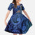 New Zealand Stewart Island Family Matching Off Shoulder Maxi Dress and Hawaiian Shirt Rakiura Kiwi Maori Glowing Sky