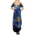 New Zealand Stewart Island Family Matching Summer Maxi Dress and Hawaiian Shirt Rakiura Kiwi Maori Glowing Sky