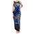 New Zealand Stewart Island Family Matching Tank Maxi Dress and Hawaiian Shirt Rakiura Kiwi Maori Glowing Sky